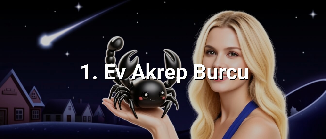1. Ev Akrep Burcu