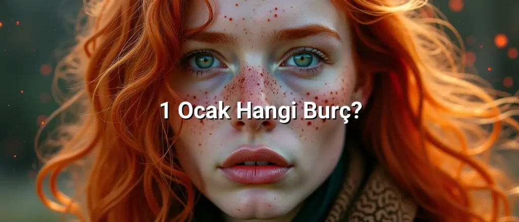 1 Ocak Hangi Burç? hakkında astrolojik görsel