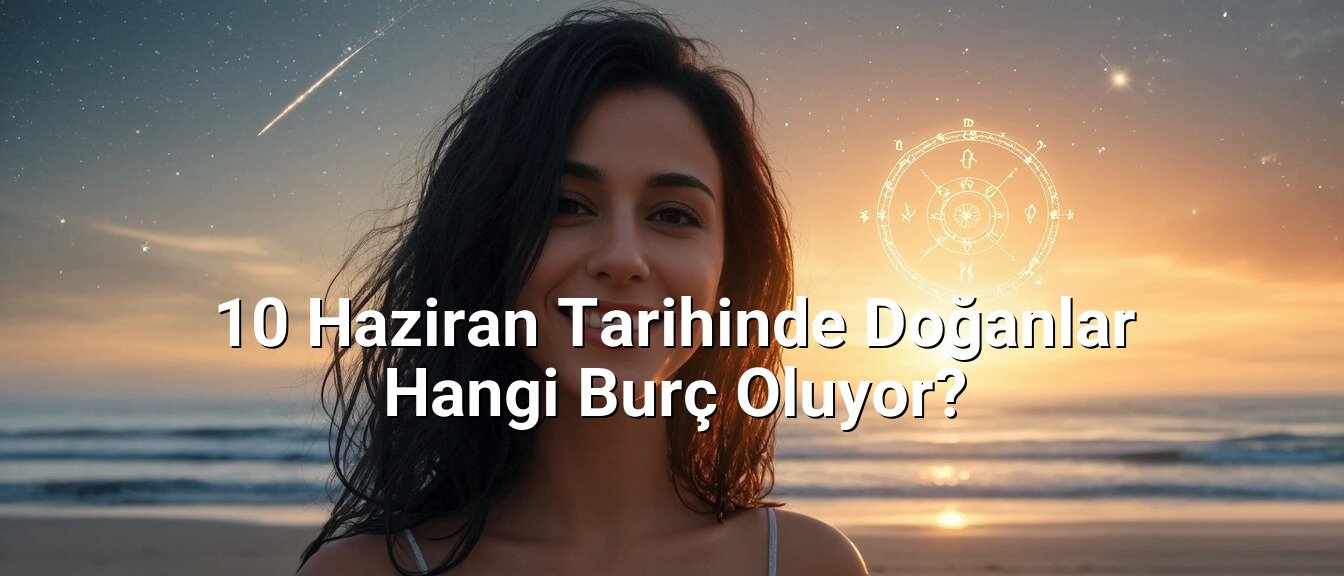 10 Haziran Tarihinde Doğanlar Hangi Burç Oluyor? 10 Haziran Tarihinde Doğanlar Hangi Burç Oluyor?