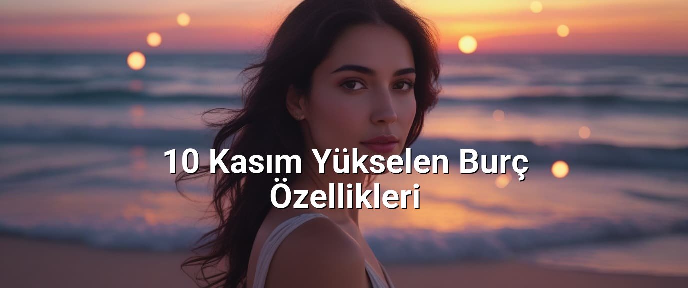 10 Kasım Yükselen Burç Özellikleri 10 Kasım Yükselen Burç Özellikleri