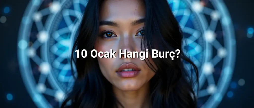 10 Ocak Hangi Burç? hakkında astrolojik görsel