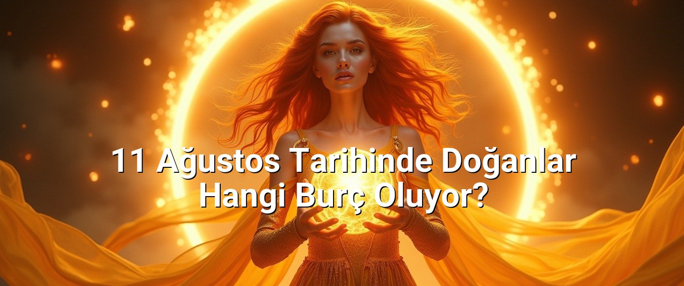 11 Ağustos Tarihinde Doğanlar Hangi Burç Oluyor?