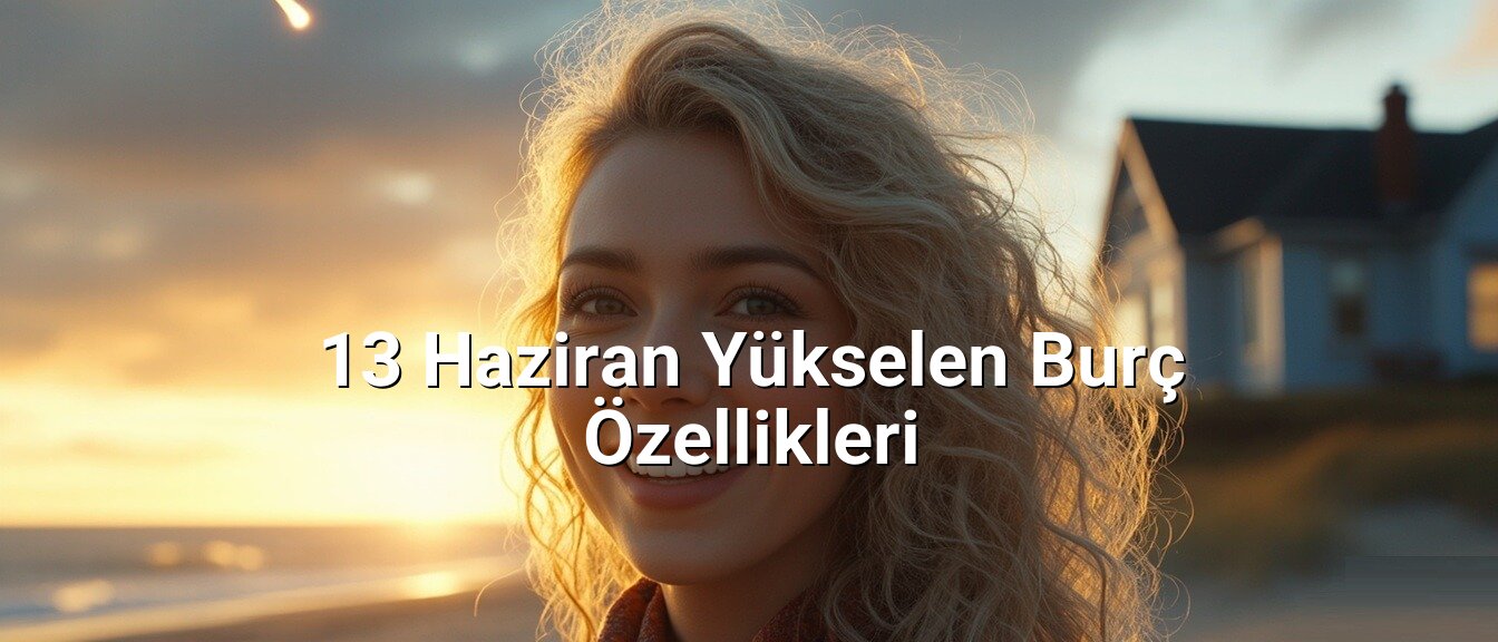 13 Haziran Yükselen Burç Özellikleri 13 Haziran Yükselen Burç Özellikleri