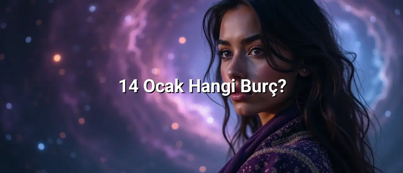 14 Ocak Hangi Burç? hakkında astrolojik görsel
