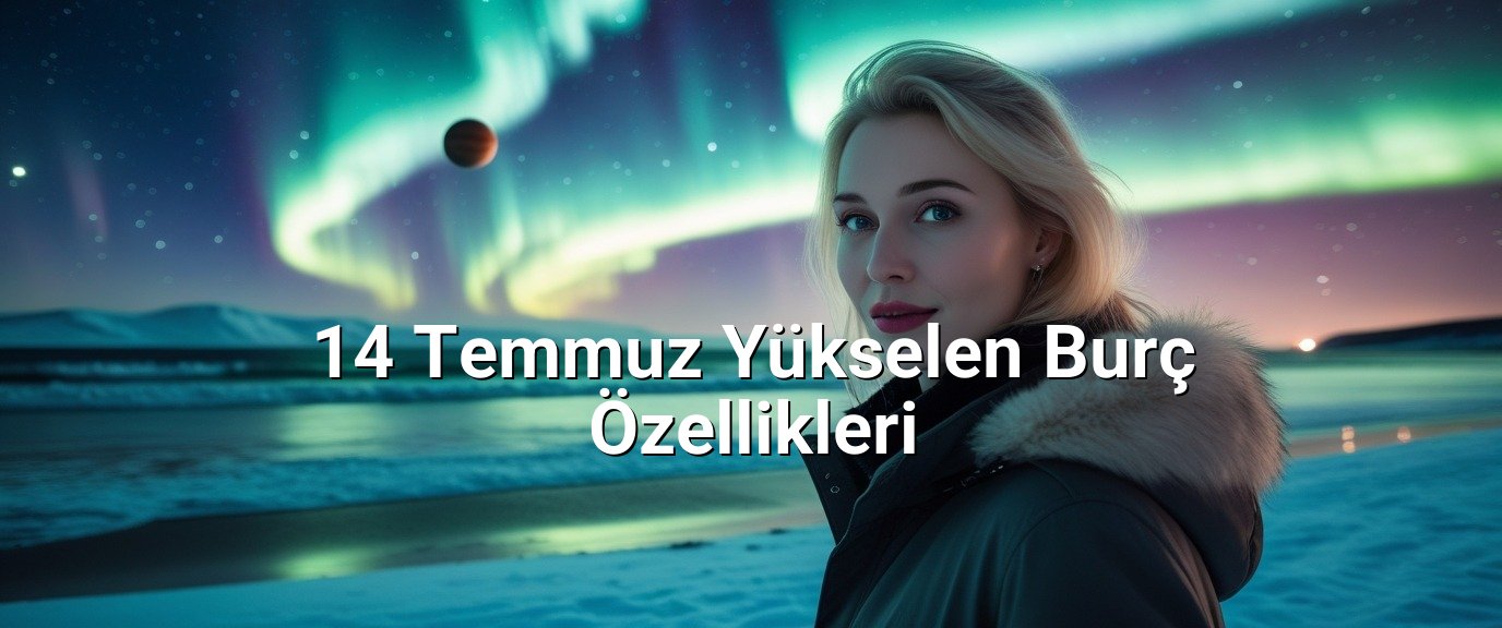 14 Temmuz Yükselen Burç Özellikleri