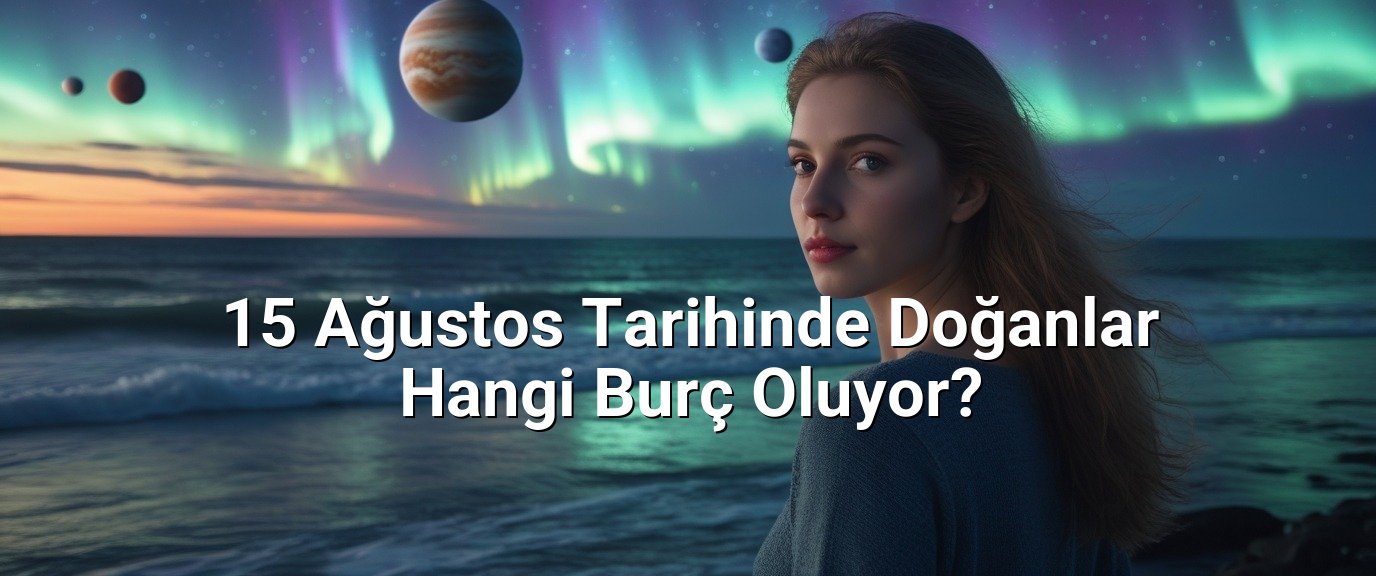 15 Ağustos Tarihinde Doğanlar Hangi Burç Oluyor?