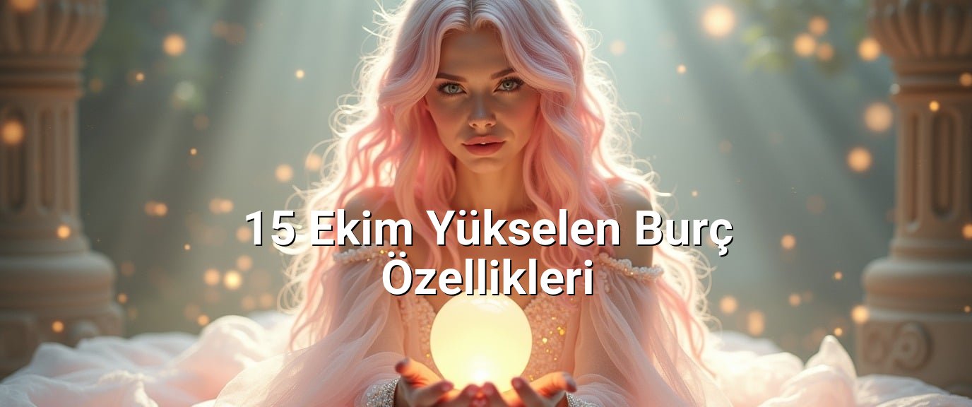15 Ekim Yükselen Burç Özellikleri