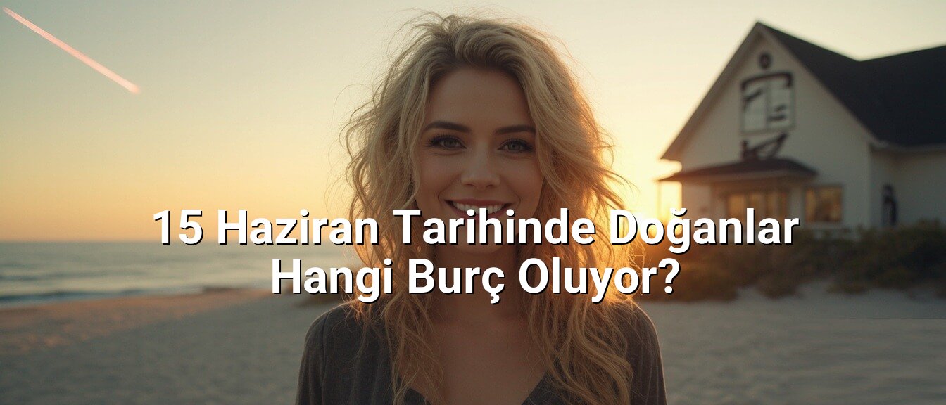 15 Haziran Tarihinde Doğanlar Hangi Burç Oluyor? 15 Haziran Tarihinde Doğanlar Hangi Burç Oluyor?