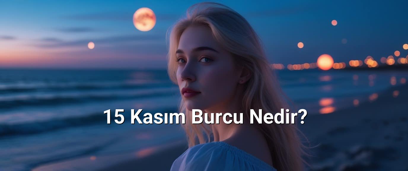 15 Kasım Burcu Nedir? 15 Kasım Burcu Nedir?