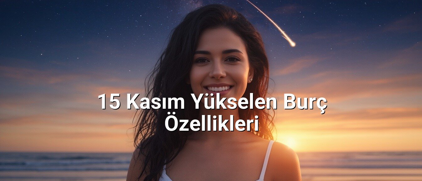 15 Kasım Yükselen Burç Özellikleri 15 Kasım Yükselen Burç Özellikleri