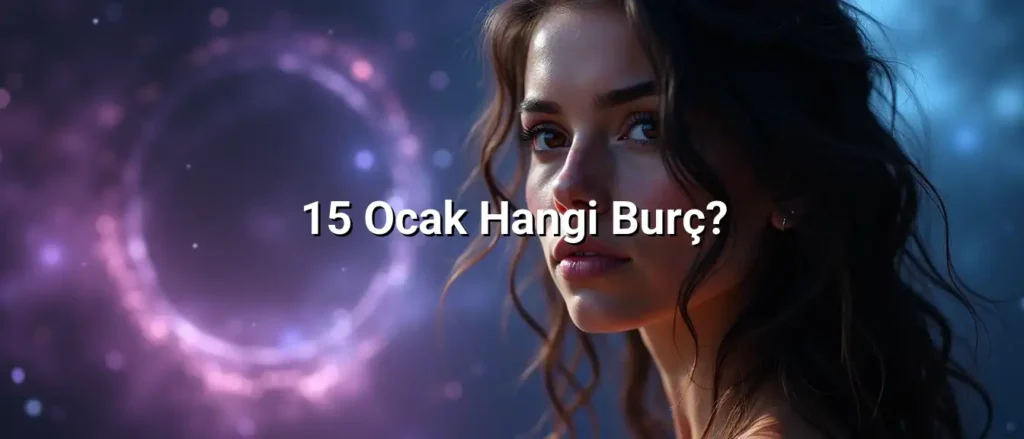 15 Ocak Hangi Burç? hakkında astrolojik görsel
