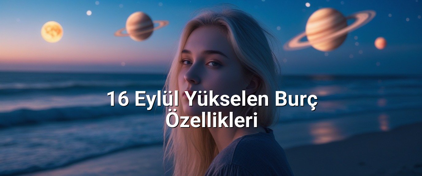 16 Eylül Yükselen Burç Özellikleri
