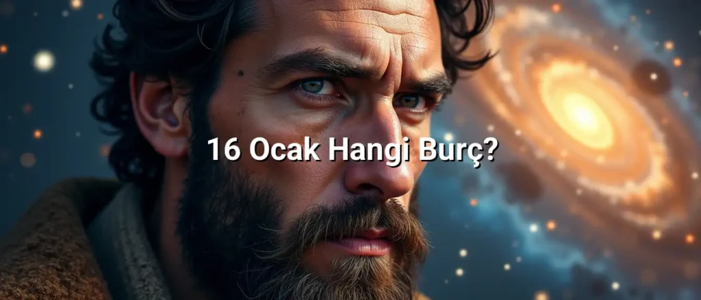 16 Ocak Hangi Burç? hakkında astrolojik görsel