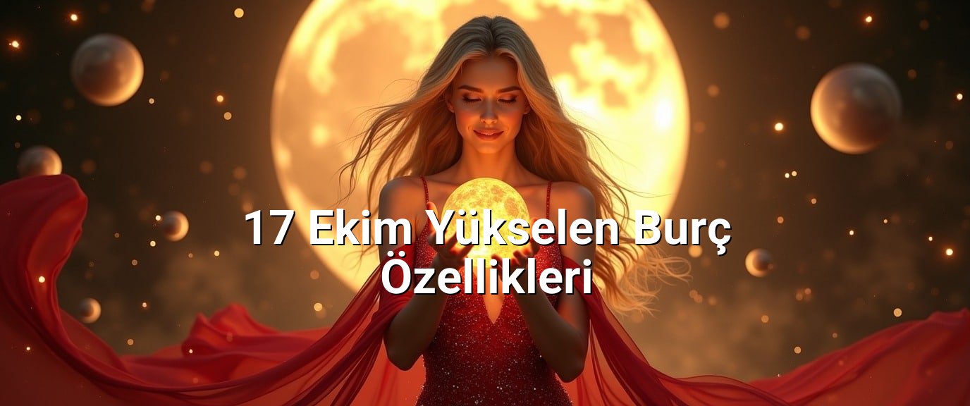 17 Ekim Yükselen Burç Özellikleri