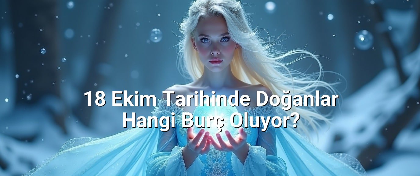 18 Ekim Tarihinde Doğanlar Hangi Burç Oluyor?