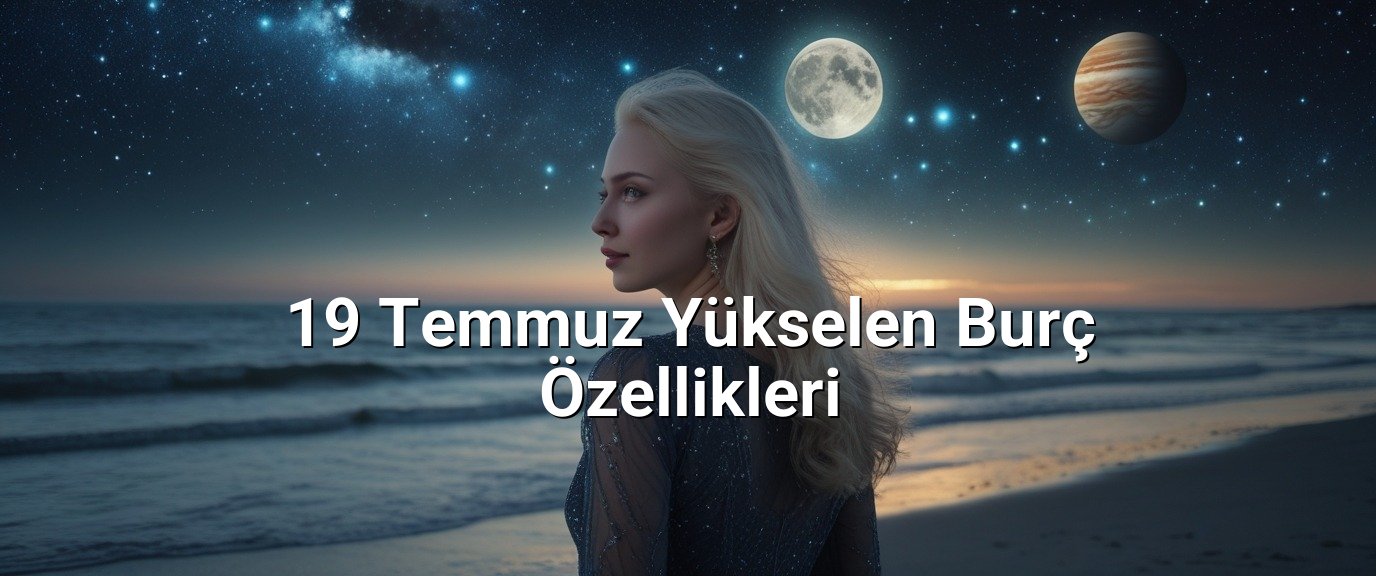19 Temmuz Yükselen Burç Özellikleri