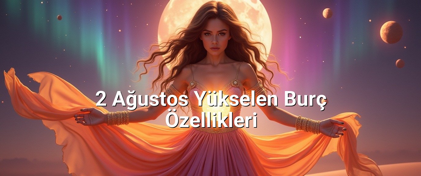 2 Ağustos Yükselen Burç Özellikleri