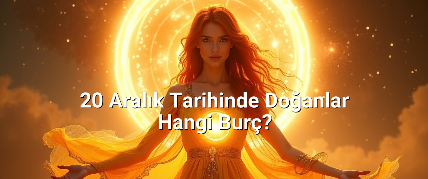 20 Aralık Tarihinde Doğanlar Hangi Burç? - 20 Aralık Hangi Burç? 20 Aralık Tarihinde Doğanlar Hangi Burç? - 20 Aralık Hangi Burç?