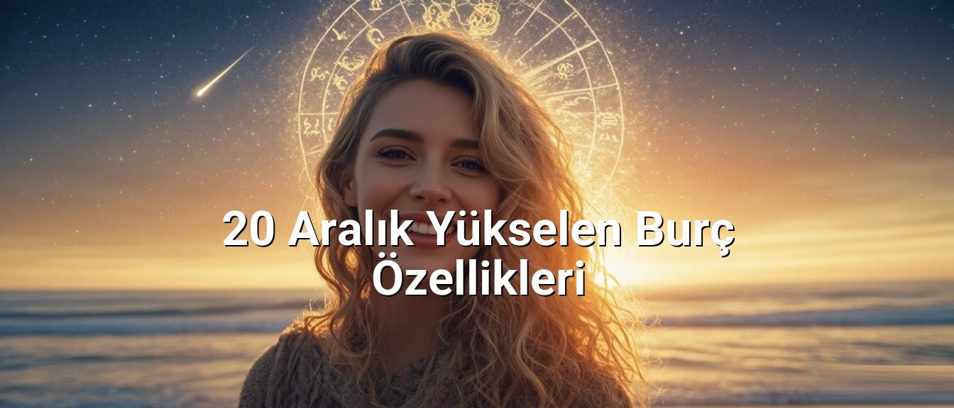 20 Aralık Yükselen Burç Özellikleri 20 Aralık Yükselen Burç Özellikleri