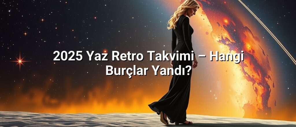 2025 Yaz Retro Takvimi – Hangi Burçlar Yandı?