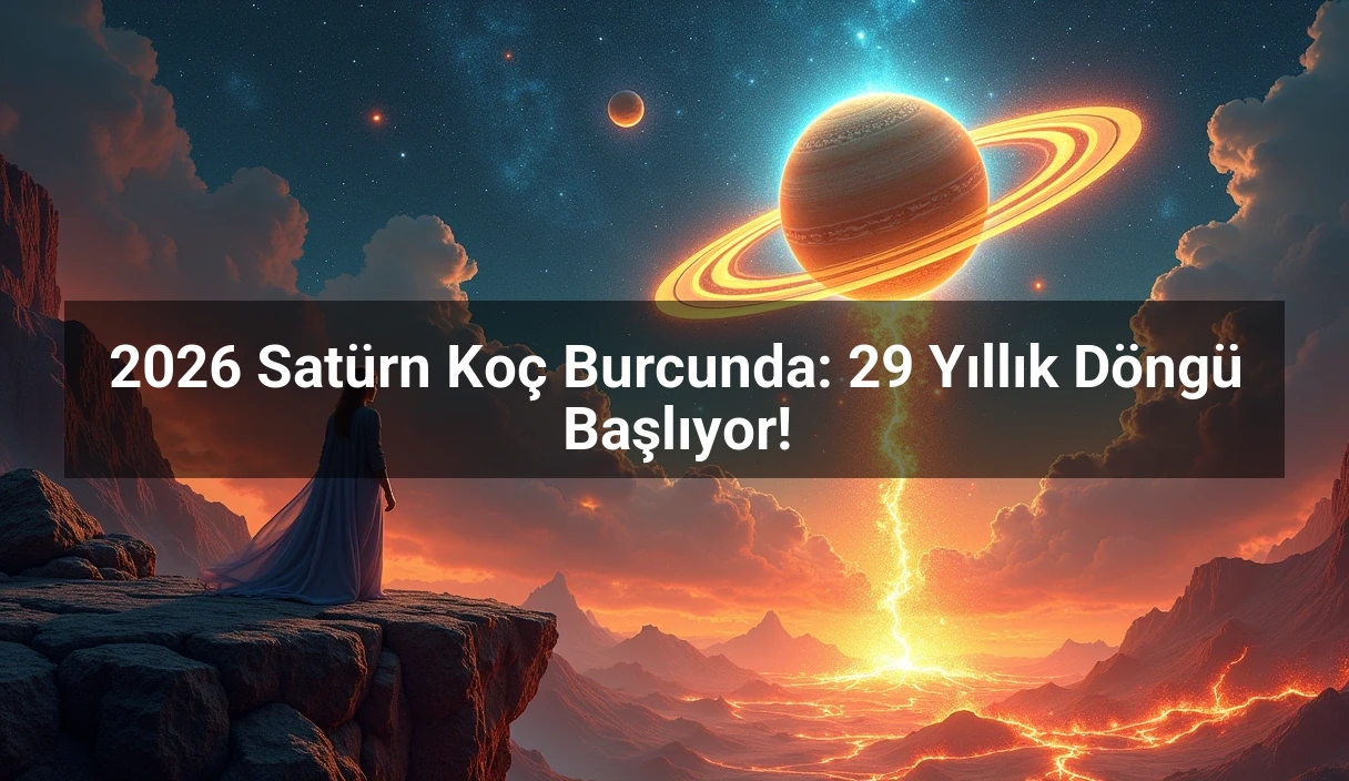 2026 Satürn Koç Burcunda: 29 Yıllık Döngü Başlıyor!