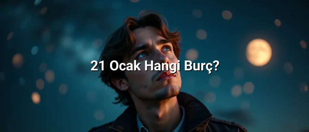 21 Ocak Hangi Burç? hakkında astrolojik görsel