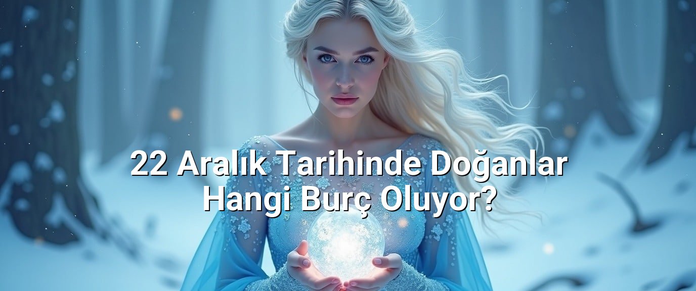 22 Aralık Tarihinde Doğanlar Hangi Burç Oluyor?