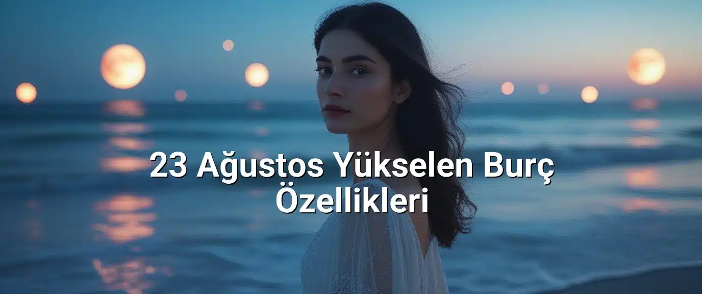 23 Ağustos Yükselen Burç Özellikleri