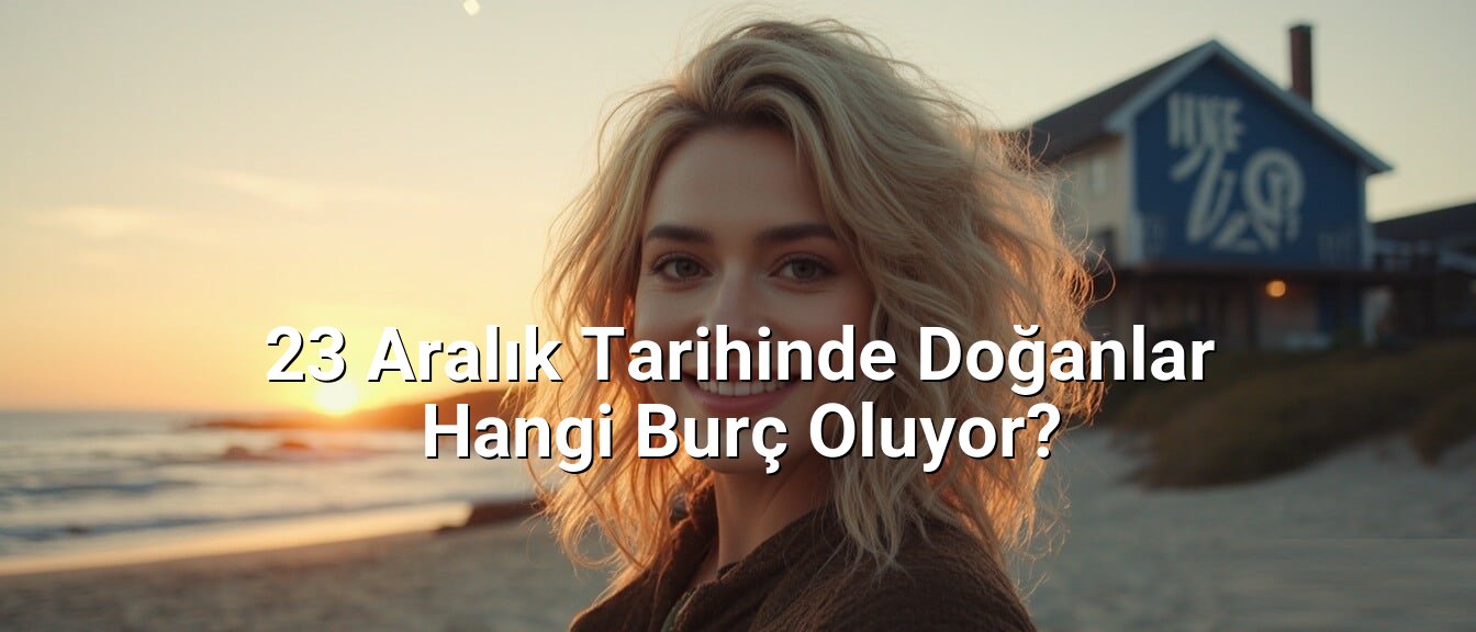 23 Aralık Tarihinde Doğanlar Hangi Burç Oluyor? 23 Aralık Tarihinde Doğanlar Hangi Burç Oluyor?