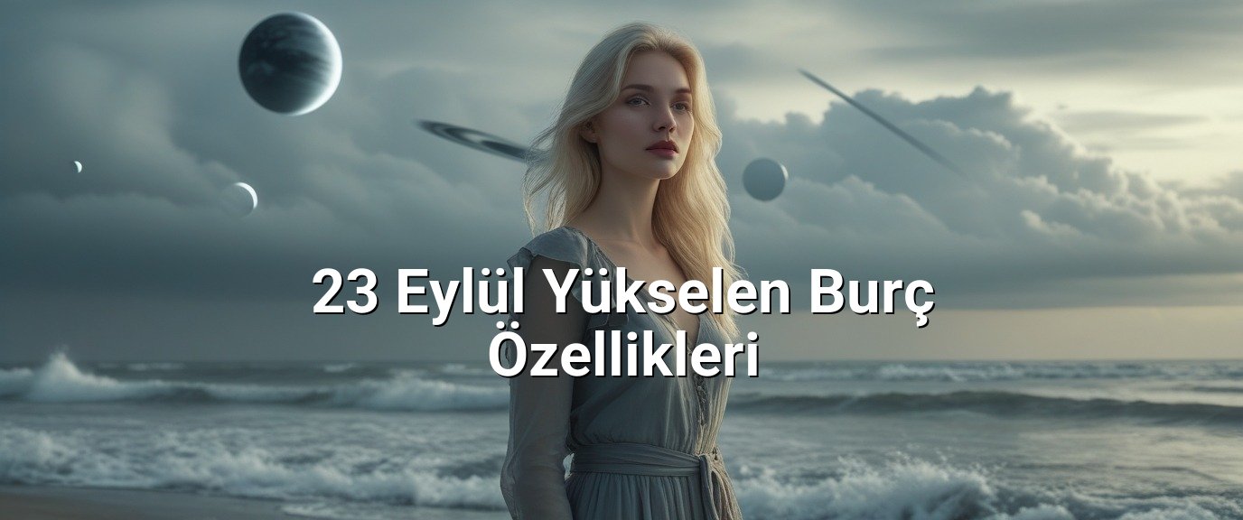 23 Eylül Yükselen Burç Özellikleri 23 Eylül Yükselen Burç Özellikleri