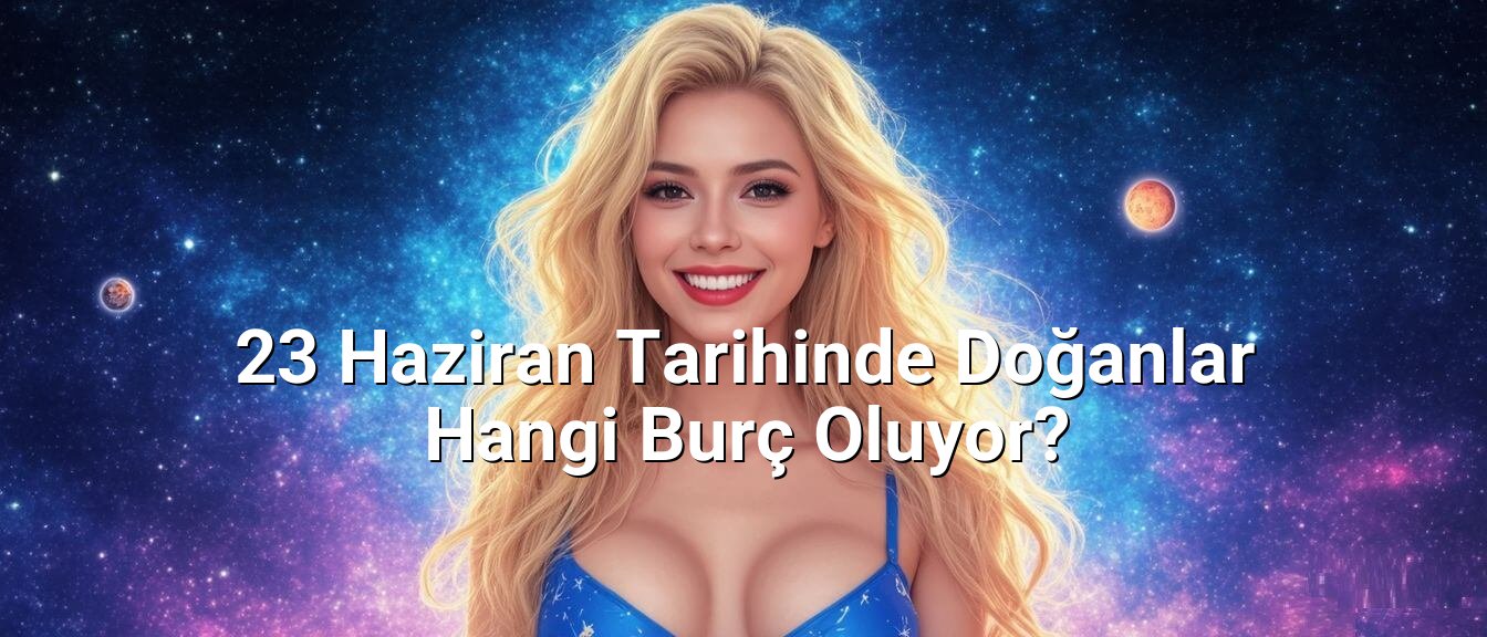 23 Haziran Tarihinde Doğanlar Hangi Burç Oluyor? 23 Haziran Tarihinde Doğanlar Hangi Burç Oluyor?