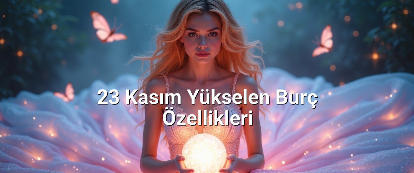23 Kasım Yükselen Burç Özellikleri 23 Kasım Yükselen Burç Özellikleri