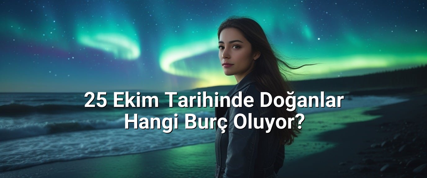 25 Ekim Tarihinde Doğanlar Hangi Burç Oluyor?