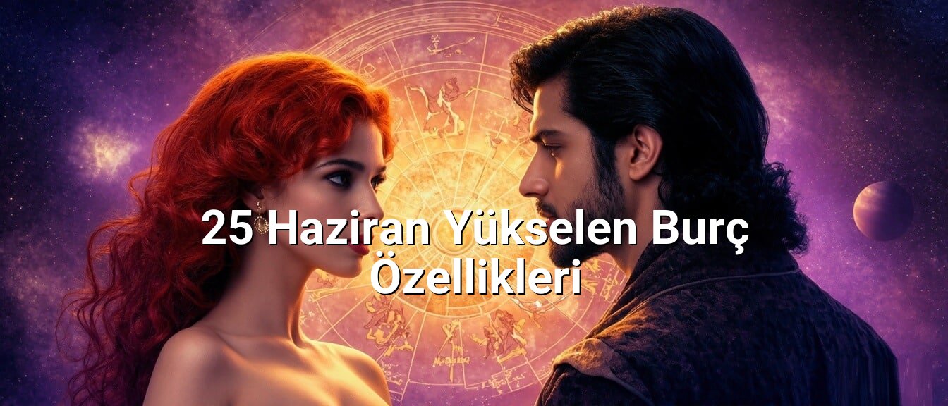 25 Haziran Yükselen Burç Özellikleri 25 Haziran Yükselen Burç Özellikleri