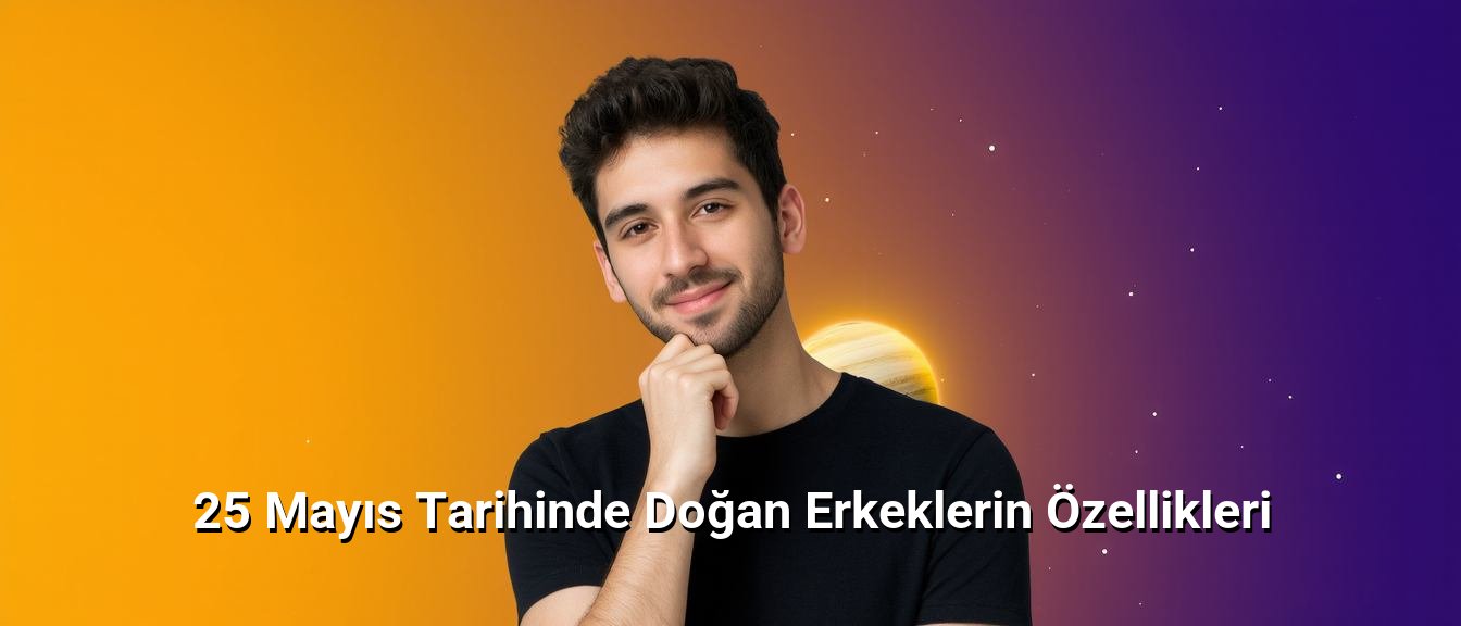 25 Mayıs Tarihinde Doğan Erkeklerin Özellikleri