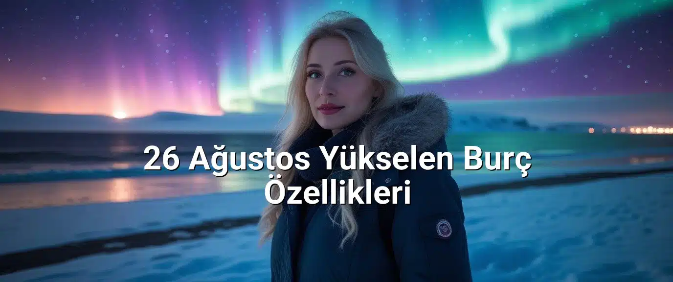26 Ağustos Yükselen Burç Özellikleri