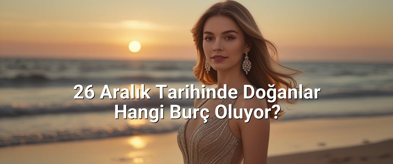 26 Aralık Tarihinde Doğanlar Hangi Burç Oluyor? 26 Aralık Tarihinde Doğanlar Hangi Burç Oluyor?