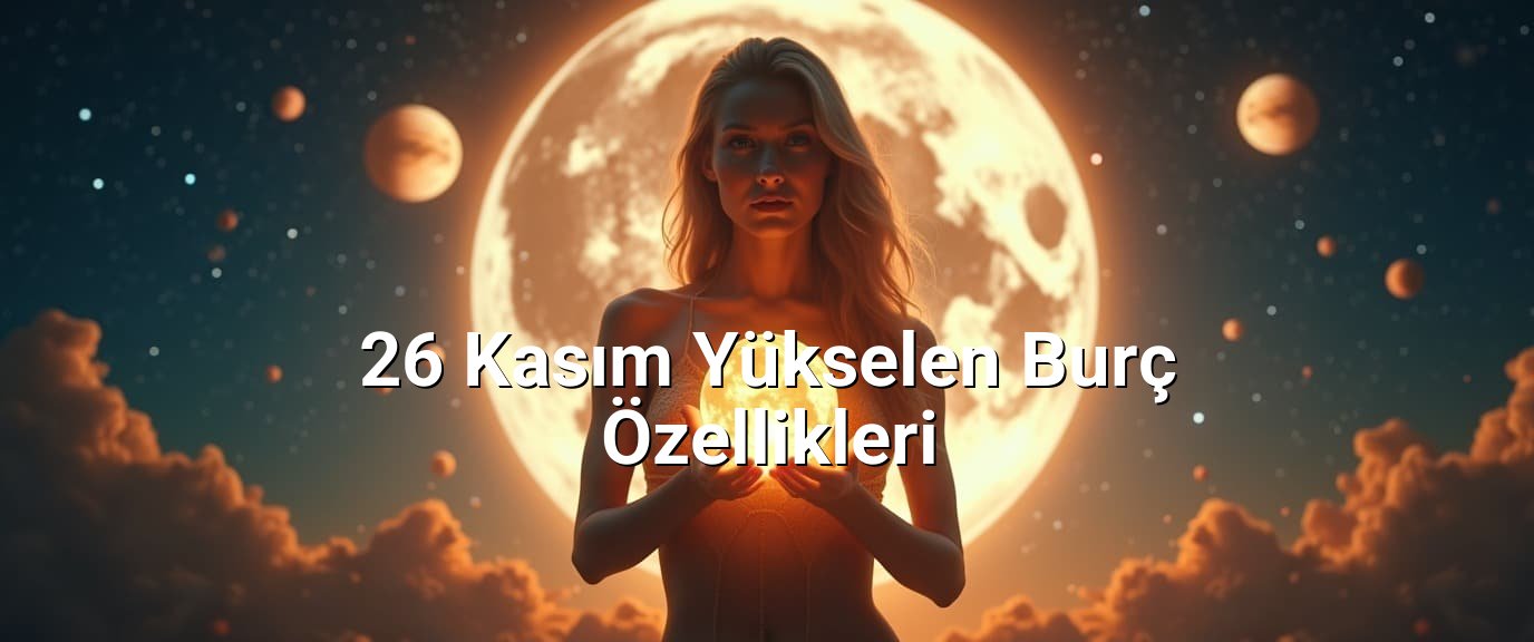 26 Kasım Yükselen Burç Özellikleri 26 Kasım Yükselen Burç Özellikleri