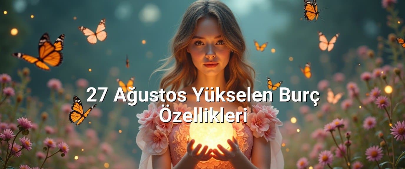 27 Ağustos Yükselen Burç Özellikleri