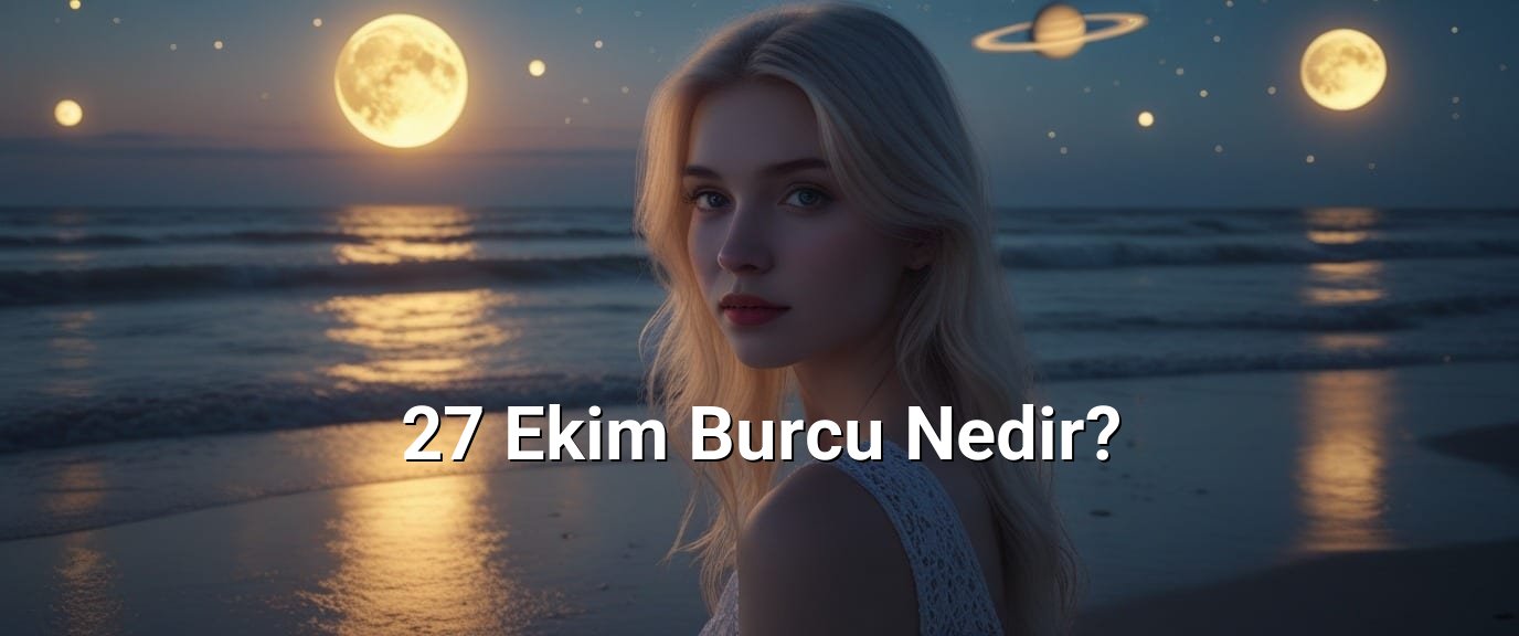 27 Ekim Burcu Nedir? 27 Ekim Burcu Nedir?