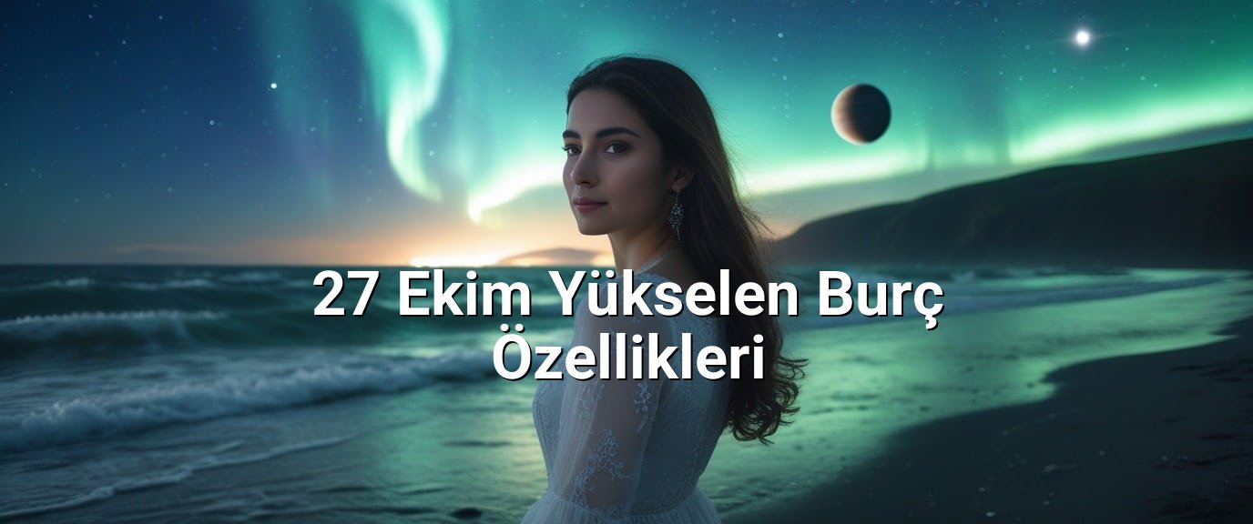 27 Ekim Yükselen Burç Özellikleri 27 Ekim Yükselen Burç Özellikleri
