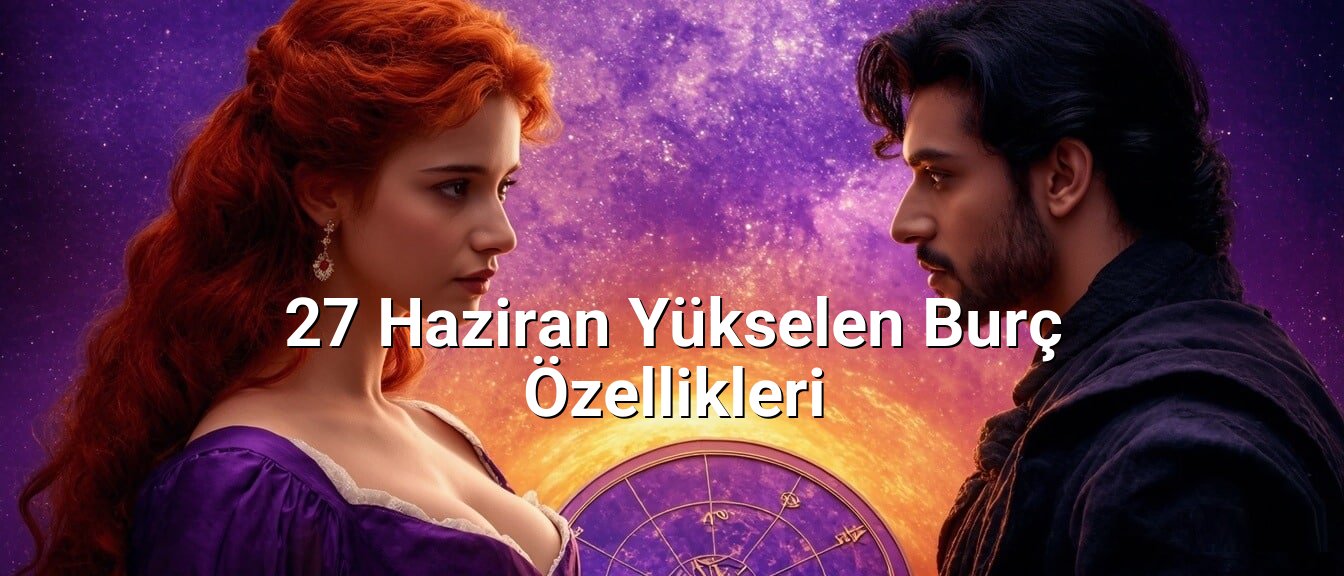 27 Haziran Yükselen Burç Özellikleri 27 Haziran Yükselen Burç Özellikleri