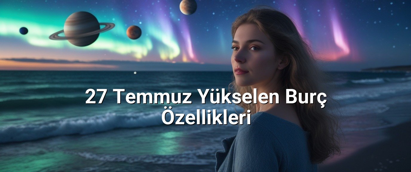 27 Temmuz Yükselen Burç Özellikleri