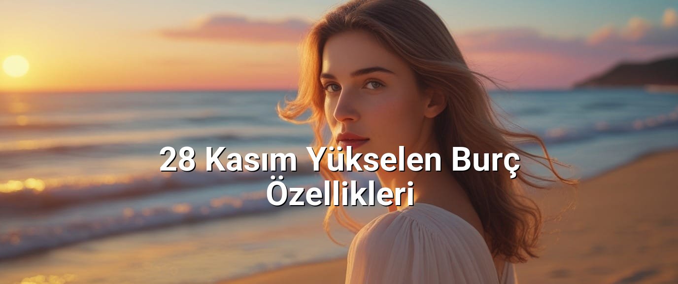 28 Kasım Yükselen Burç Özellikleri 28 Kasım Yükselen Burç Özellikleri