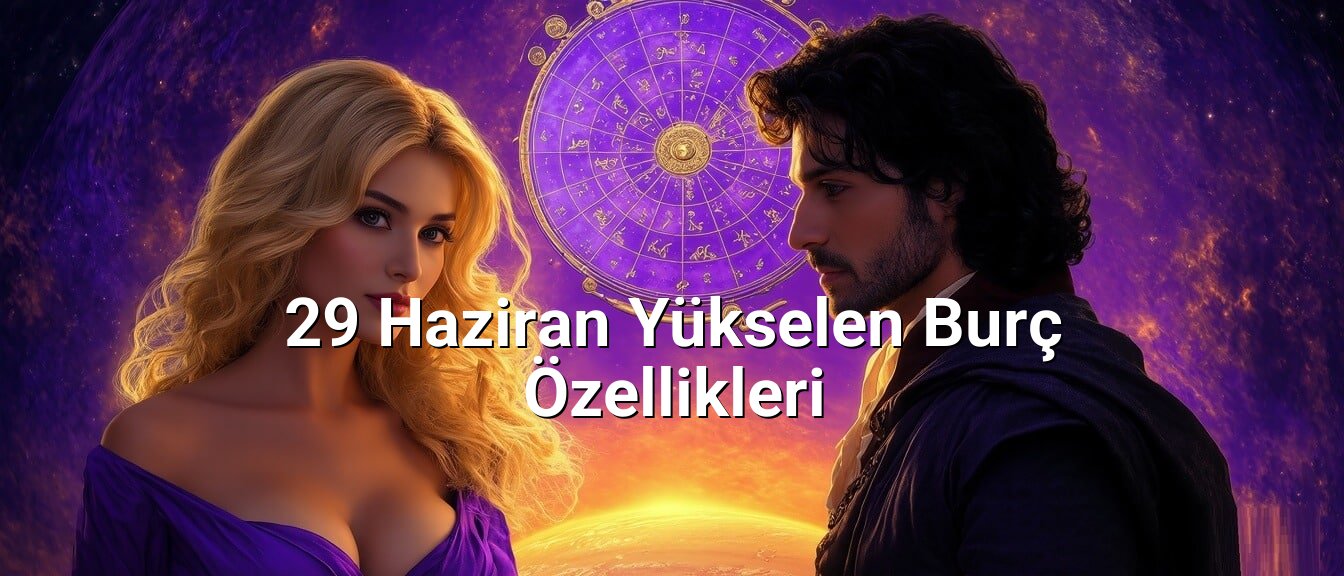 29 Haziran Yükselen Burç Özellikleri 29 Haziran Yükselen Burç Özellikleri
