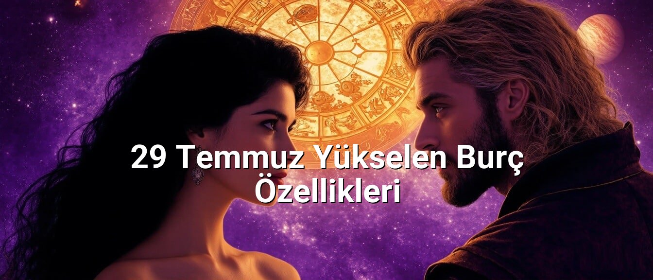 29 Temmuz Yükselen Burç Özellikleri