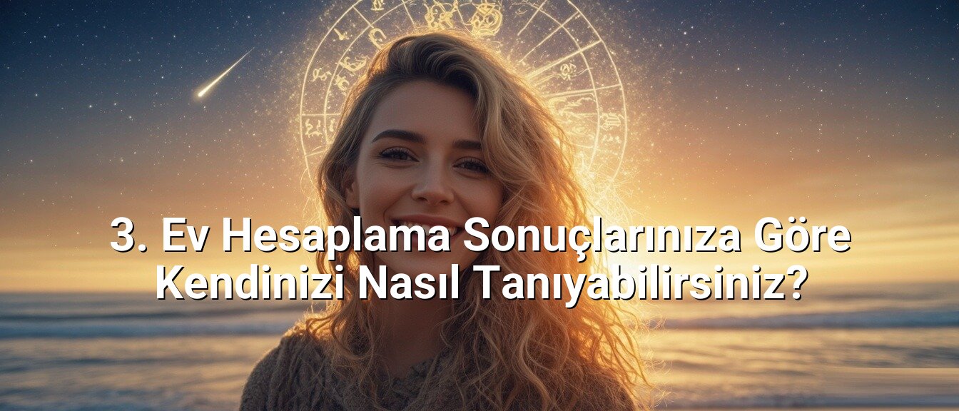 3. Ev Hesaplama Sonuçlarınıza Göre Kendinizi Nasıl Tanıyabilirsiniz?