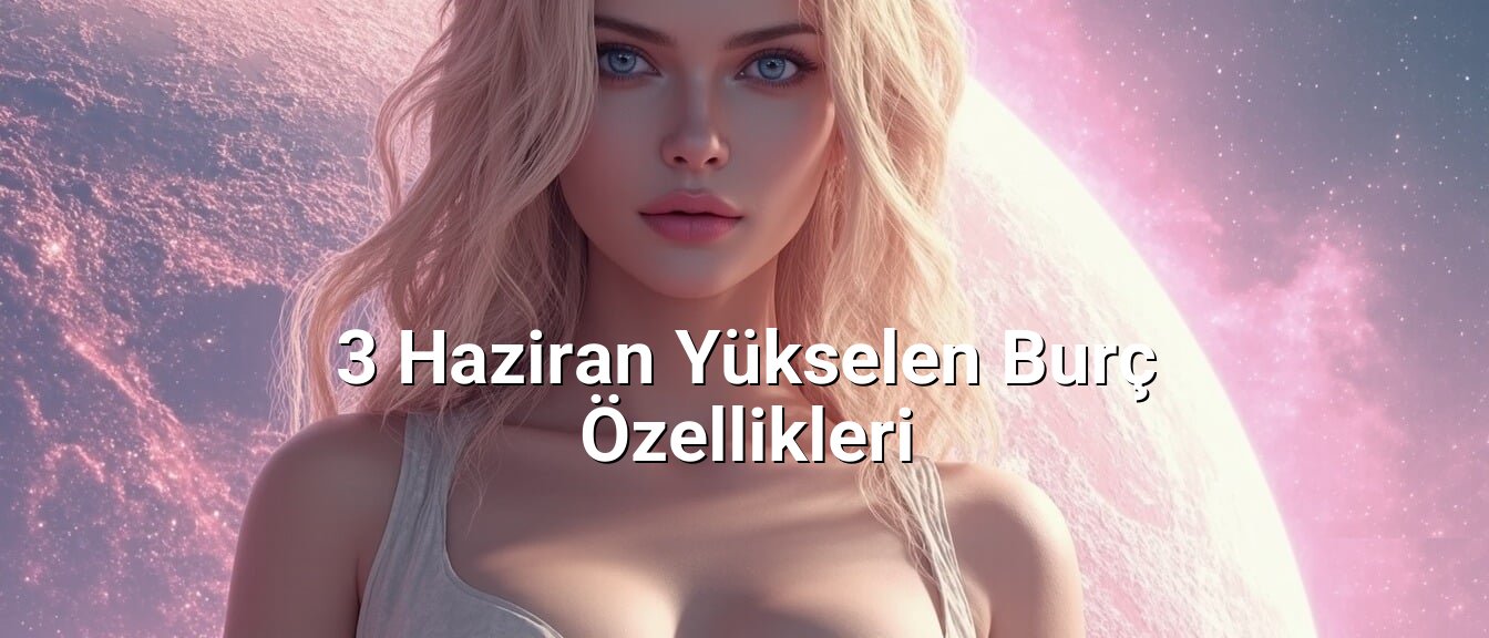 3 Haziran Yükselen Burç Özellikleri