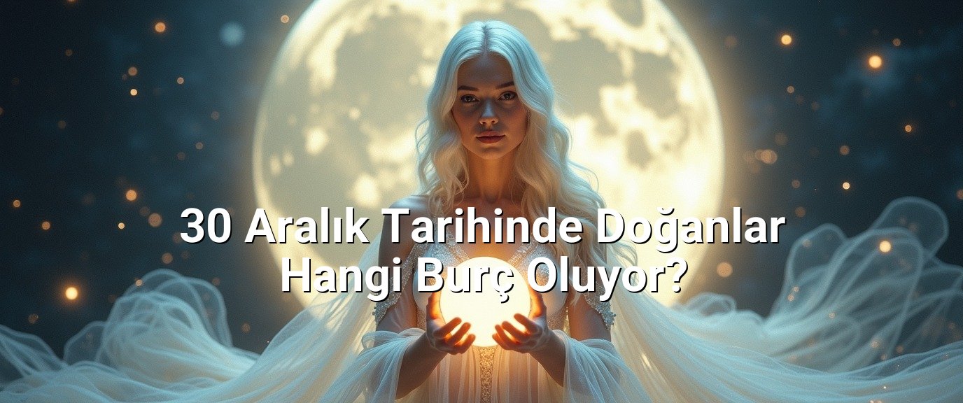 30 Aralık Tarihinde Doğanlar Hangi Burç Oluyor? 30 Aralık Tarihinde Doğanlar Hangi Burç Oluyor?