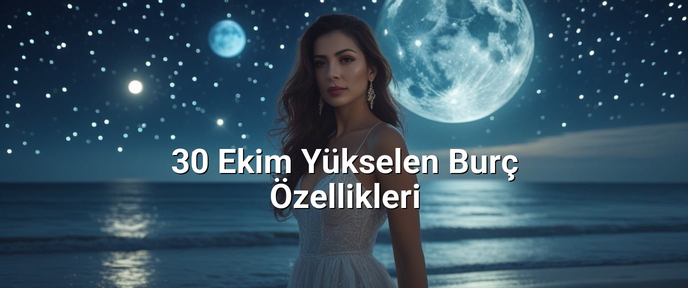 30 Ekim Yükselen Burç Özellikleri